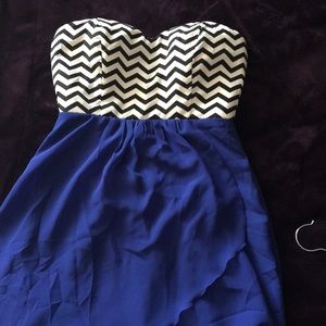 Flirty high low dress